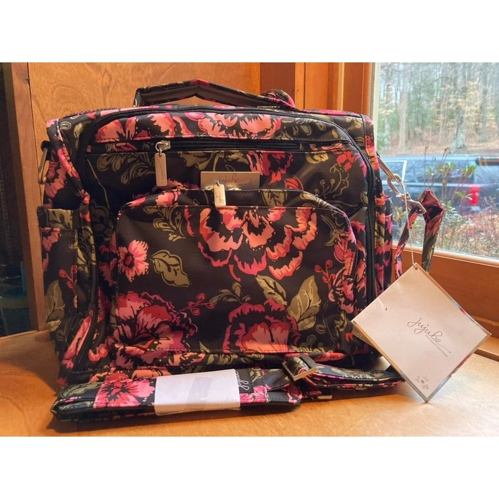 Jujube Be Prepared Diaper Bag Blooming Romance Floral Travel Backpack NWT